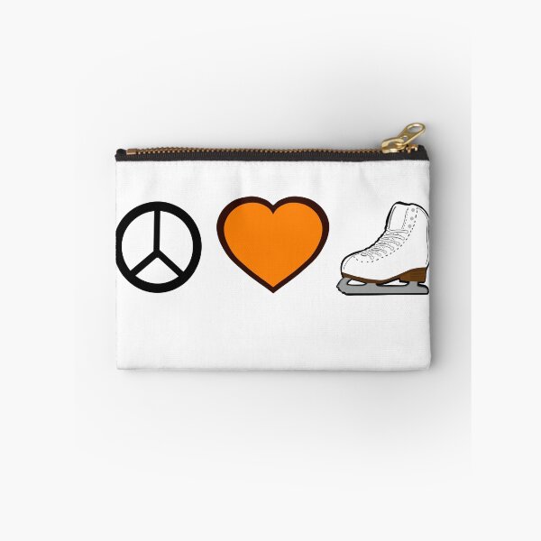 Item preview, Peace Love and Figure Skating Orange designed and sold by PD-Skating.