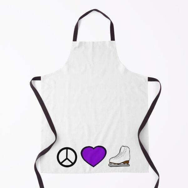 Item preview, Peace Love and Figure Skating - Bright Purple designed and sold by PD-Skating.
