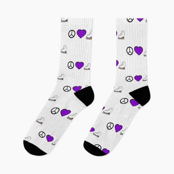 Artikelvorschau, Frieden, Liebe und Eiskunstlauf - Helles Lila entworfen und verkauft von PD-Skating.