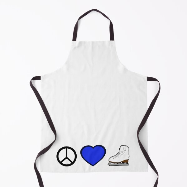 Item preview, Peace Love and Figure Skating - Bright Blue designed and sold by PD-Skating.