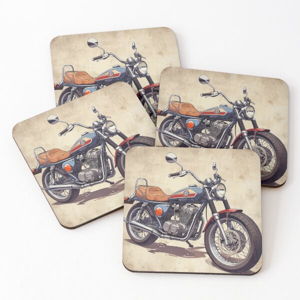 Item preview, Retro Classic Motorcycle - Vintage 80s designed and sold by BuRetro.