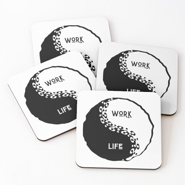 Item preview, Work Life Balance Yin Yang Art – Harmony of Opposites designed and sold by Psycho-Crazy.