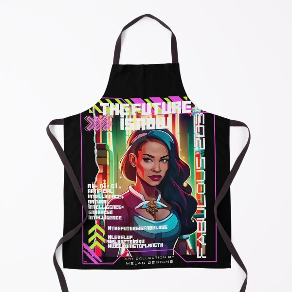Item preview, The Future Is Now Fabulous Cyberpunk Woman Futuristic designed and sold by Melan Designs.