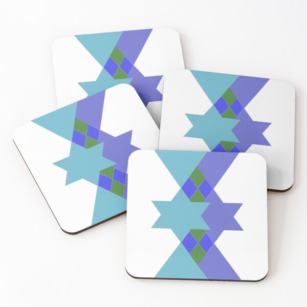 Artikelvorschau, Geometrisches abstraktes Design mit Sternformen entworfen und verkauft von Beautiful art store.