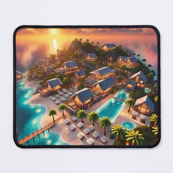Item preview, Minecraft resort archipelago designed and sold by Psychacharm.