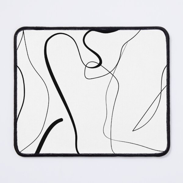 Item preview, Abstract Black Curves Pattern designed and sold by BONBcreative.