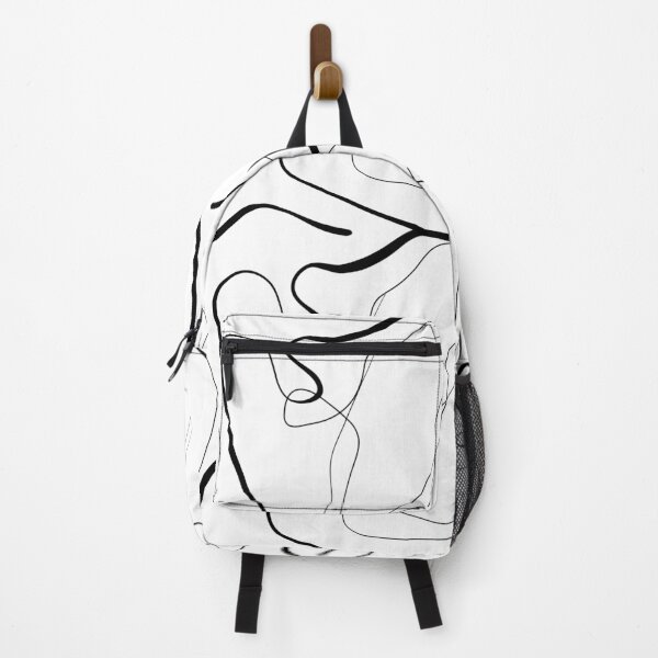 Item preview, Abstract Black Curves Pattern designed and sold by BONBcreative.