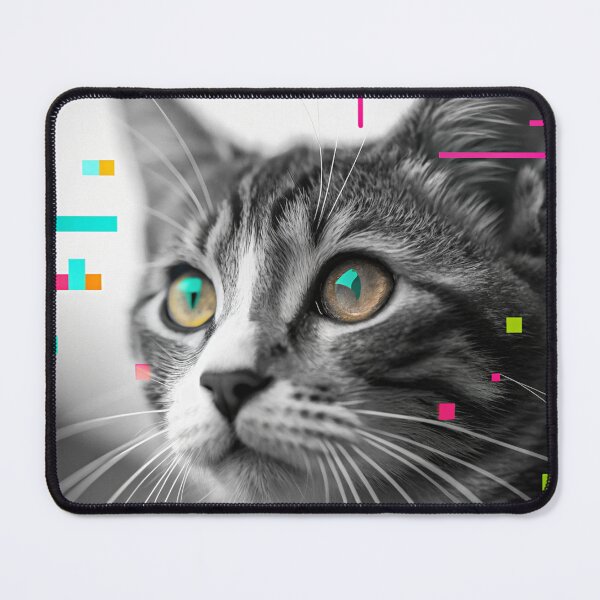 Item preview, Digital Whiskers: A Modern Cat's Dreamscape designed and sold by fc2c.