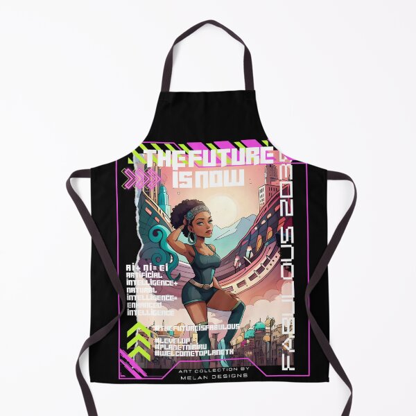Item preview, The Future Is Now Fabulous Cyberpunk Woman Futuristic designed and sold by Melan Designs.