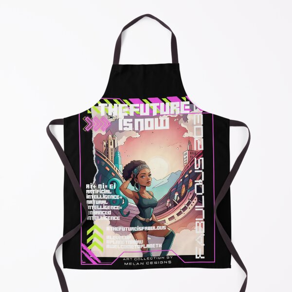Item preview, The Future Is Now Fabulous Cyberpunk Futuristic Woman designed and sold by Melan Designs.