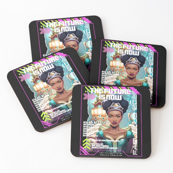 Item preview, Fabulous Woman Cyberpunk Futuristic The Future Is Now  designed and sold by Melan Designs.