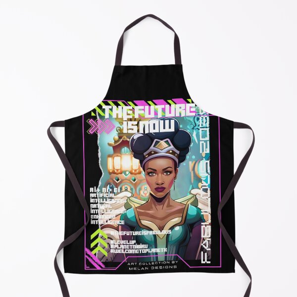 Item preview, Fabulous Woman Cyberpunk Futuristic The Future Is Now designed and sold by Melan Designs.