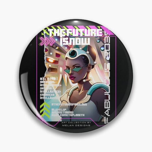 Item preview, Fabulous Cyberpunk Woman Futuristic The Future Is Now  designed and sold by Melan Designs.