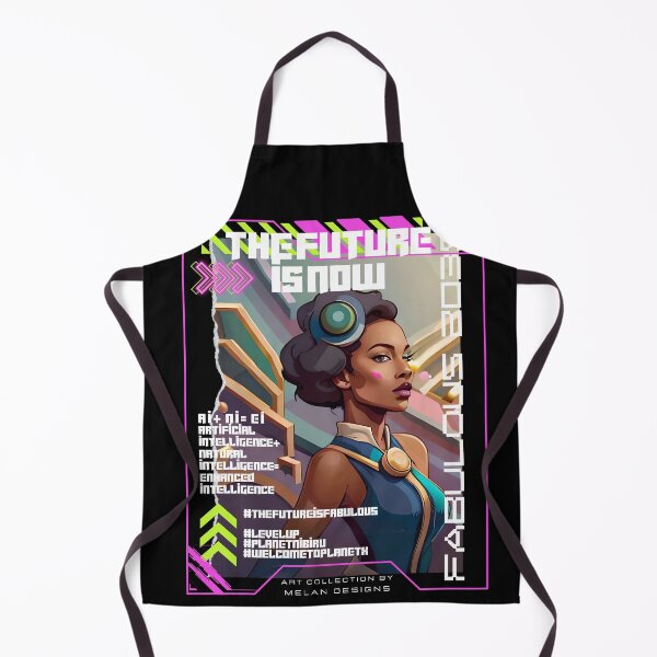 Item preview, Fabulous Cyberpunk Futuristic Woman The Future Is Now designed and sold by Melan Designs.
