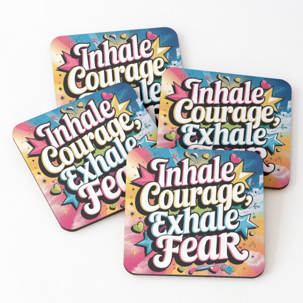 Item preview, Inhale Courage Exhale Fear designed and sold by GUNAPRIYAA.