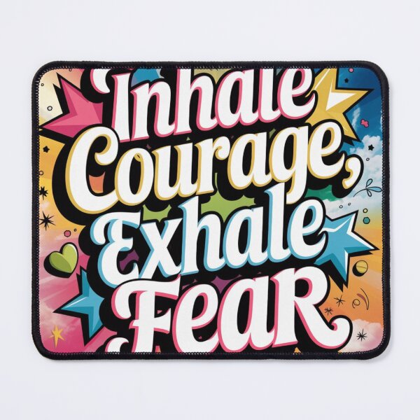 Item preview, Inhale Courage Exhale Fear designed and sold by GUNAPRIYAA.