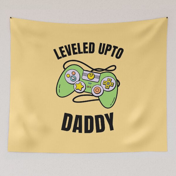 Item preview, Leveled up to Daddy designed and sold by 87-Aesthetics.