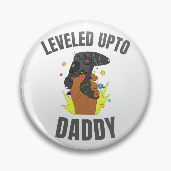 Item preview, Leveled up to Daddy designed and sold by 87-Aesthetics.