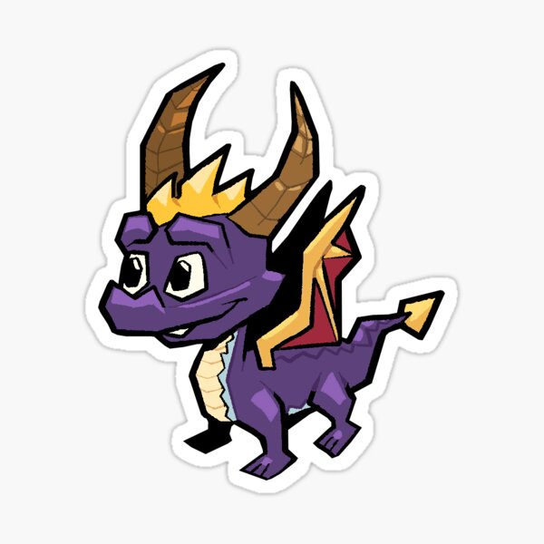 Vista previa del artículo con la obra «Spyro el dragón», diseñado y vendido por Keerl.