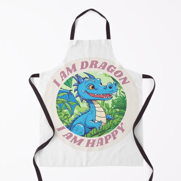 Item preview, Cute blue dragon, bright, smile and happy designed and sold by Vibes-vintage.