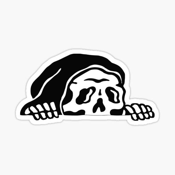 Item preview, Peeking Grim Reaper Skull  designed and sold by DynastyCraft.
