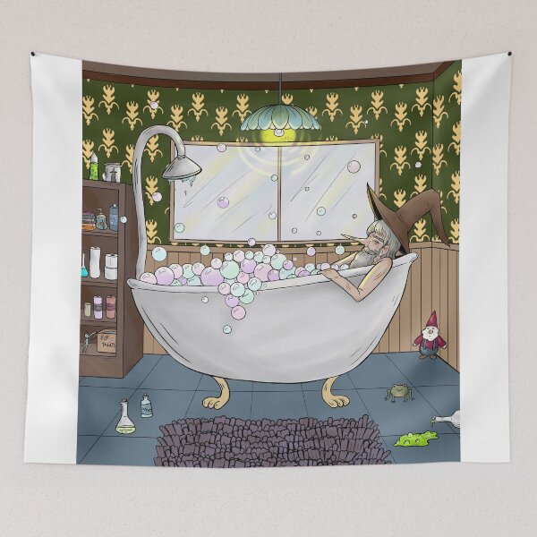 Item preview, Bathing Wizard  designed and sold by Grackish-Waters.