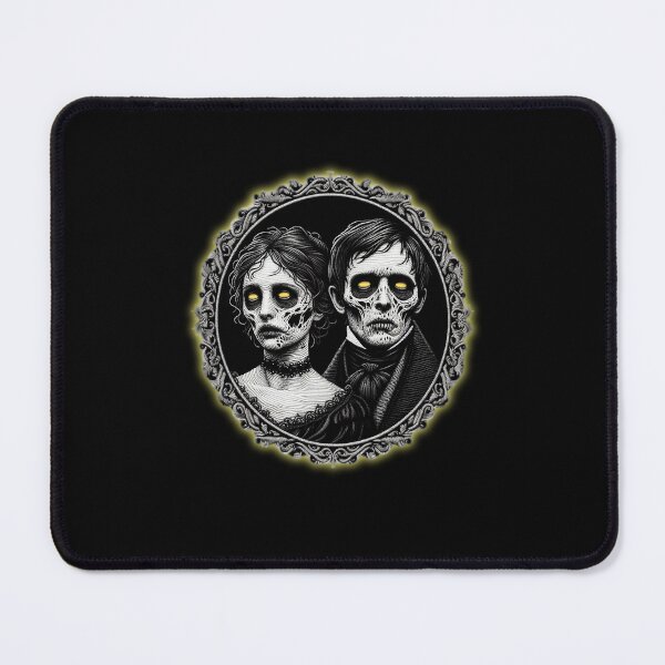 Item preview, Embroidery Style Zombie Gothic Family Portrait designed and sold by CritHitShop.