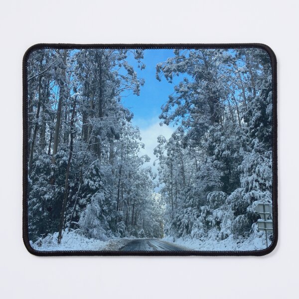 Item preview, Winter Roadway Through Snowy Trees designed and sold by nomadportraits.