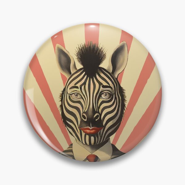 Artikelvorschau, Halb Zebra, Halb Mensch Vintage Poster inspiriert Original digitale Kunst entworfen und verkauft von paloozaparty.