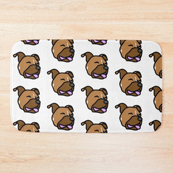 Item preview, Pitbull mix dog pop-art designed and sold by WhackoDesigns.