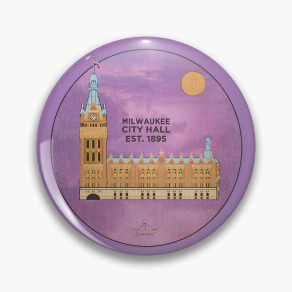 Item preview, Milwaukee City Hall • MKE WI designed and sold by MKE Rhine Maiden  •  Grumble Services, LLC..