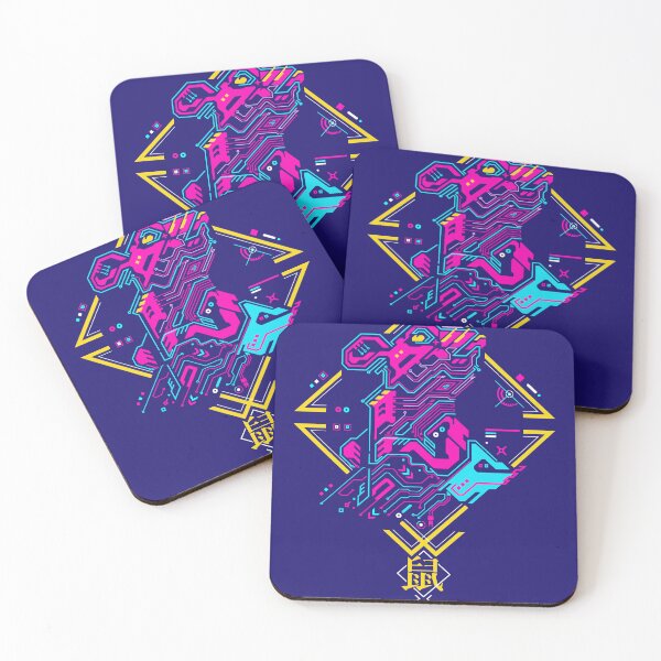 Item preview, Chinese zodiac sign of rat, cyberpunk futuristic mouse designed and sold by NiamLab.