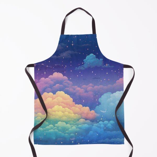 Item preview, Rainbow Night Clouds Pattern designed and sold by bubblegoth.