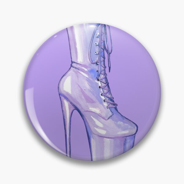 Item preview, Pleaser Heel Boot in Gouache designed and sold by zoelovattart.