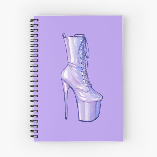 Item preview, Pleaser Heel Boot in Gouache designed and sold by zoelovattart.