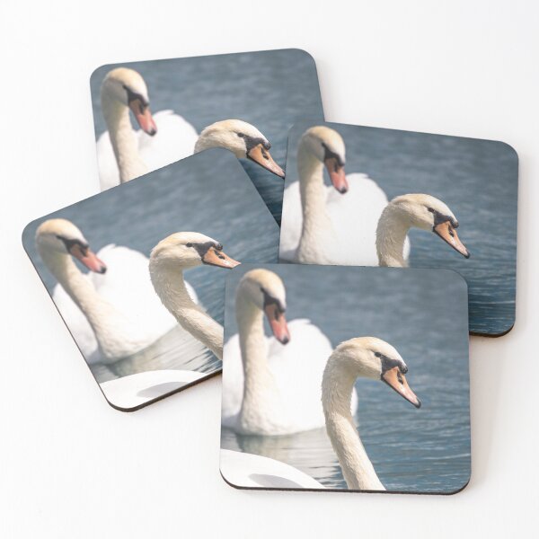 Item preview, Two Swans On A Pond designed and sold by Split2ndPhotos.