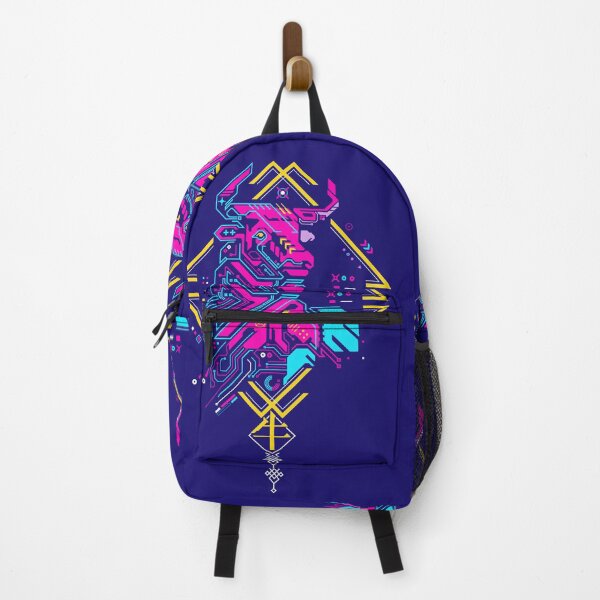 Item preview, Chinese zodiac sign of bull, cyberpunk futuristic ox designed and sold by NiamLab.