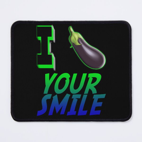 Item preview, FuctUp eggplant smile designed and sold by FuctUpShirt.