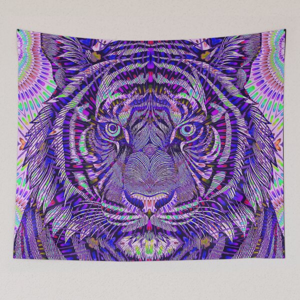 Item preview, Trippy the Tiger  - Purple designed and sold by Lazarustci.