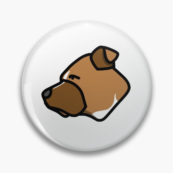 Item preview, Pitbull mix dog pop-art profile designed and sold by WhackoDesigns.