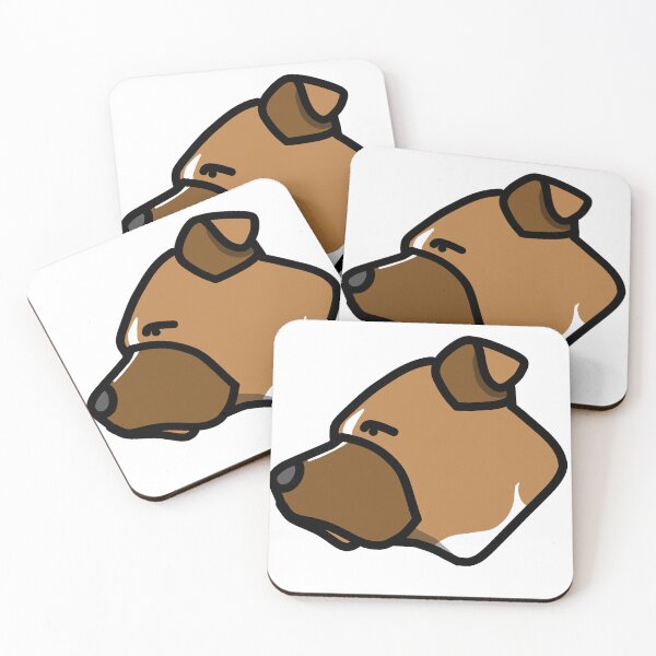 Item preview, Pitbull mix dog pop-art profile designed and sold by WhackoDesigns.