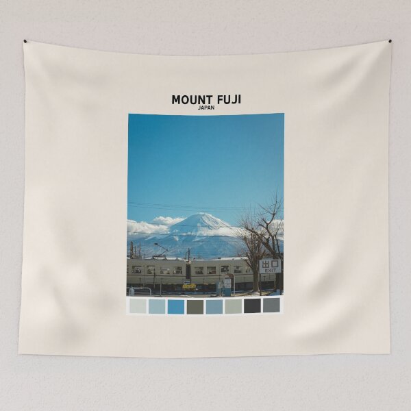 Item preview, Mount Fuji (Japan), Minimalist Travel designed and sold by PinkandP.