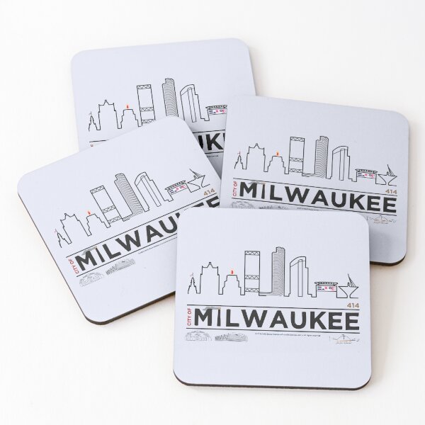 Item preview, MKE City Skyline • Milwaukee, WI designed and sold by MKE Rhine Maiden  •  Grumble Services, LLC..