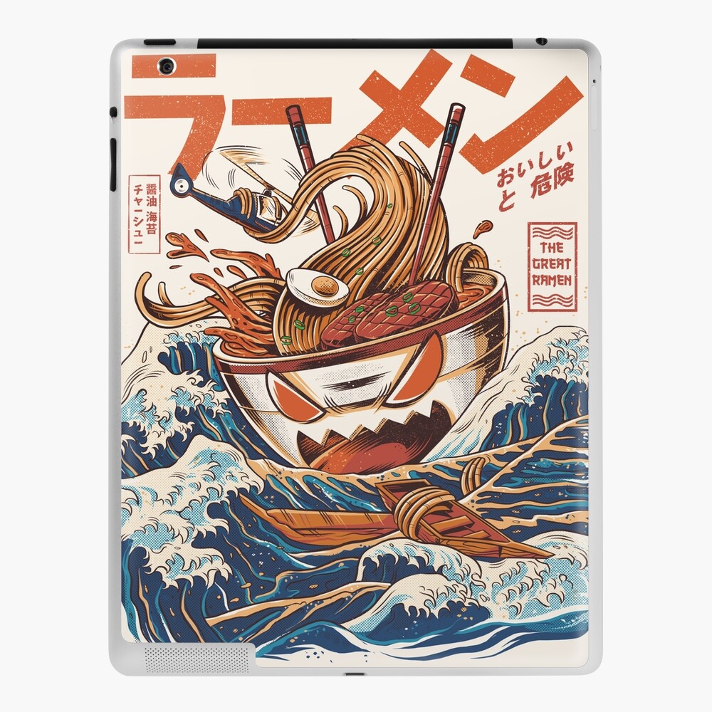 The Great Ramen off Kanagawa iPad Case & Skin