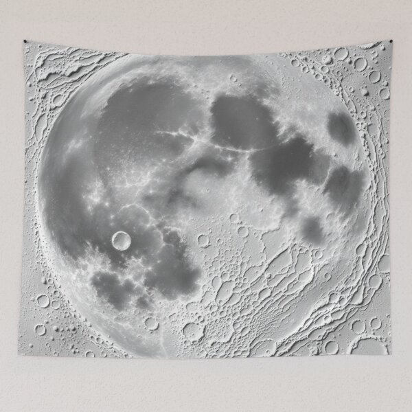 Item preview, Realistic Moon Cover designed and sold by vstronaut1.