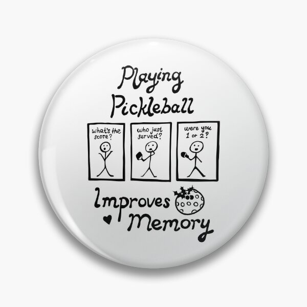 Item preview, Funny Playing Pickleball Improves Memory Pickleball Player Sports Humor Retirement Party designed and sold by FociCreate.