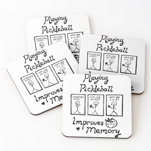 Item preview, Funny Playing Pickleball Improves Memory Pickleball Player Sports Humor Retirement Party designed and sold by FociCreate.