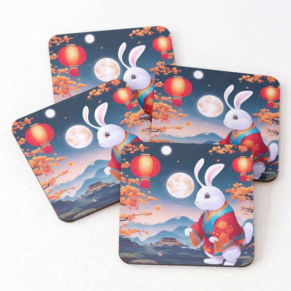 Item preview, Sky Lanterns and Moonlit Rabbit Scene 3 designed and sold by Tom-Johnson.