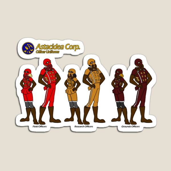 Astacidea Officer Uniforms Magnet