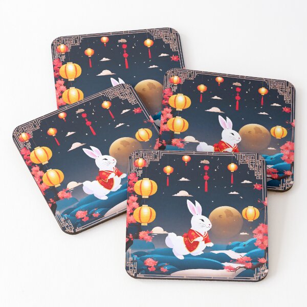Item preview, Sky Lanterns and Moonlit Rabbit Scene 4 designed and sold by Tom-Johnson.